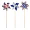 Celebrate It; Assorted 24" Red, White & Blue Pinwheel, 1pc. by Celebrate It™; Category:Porch & Yard Decor; Image:2